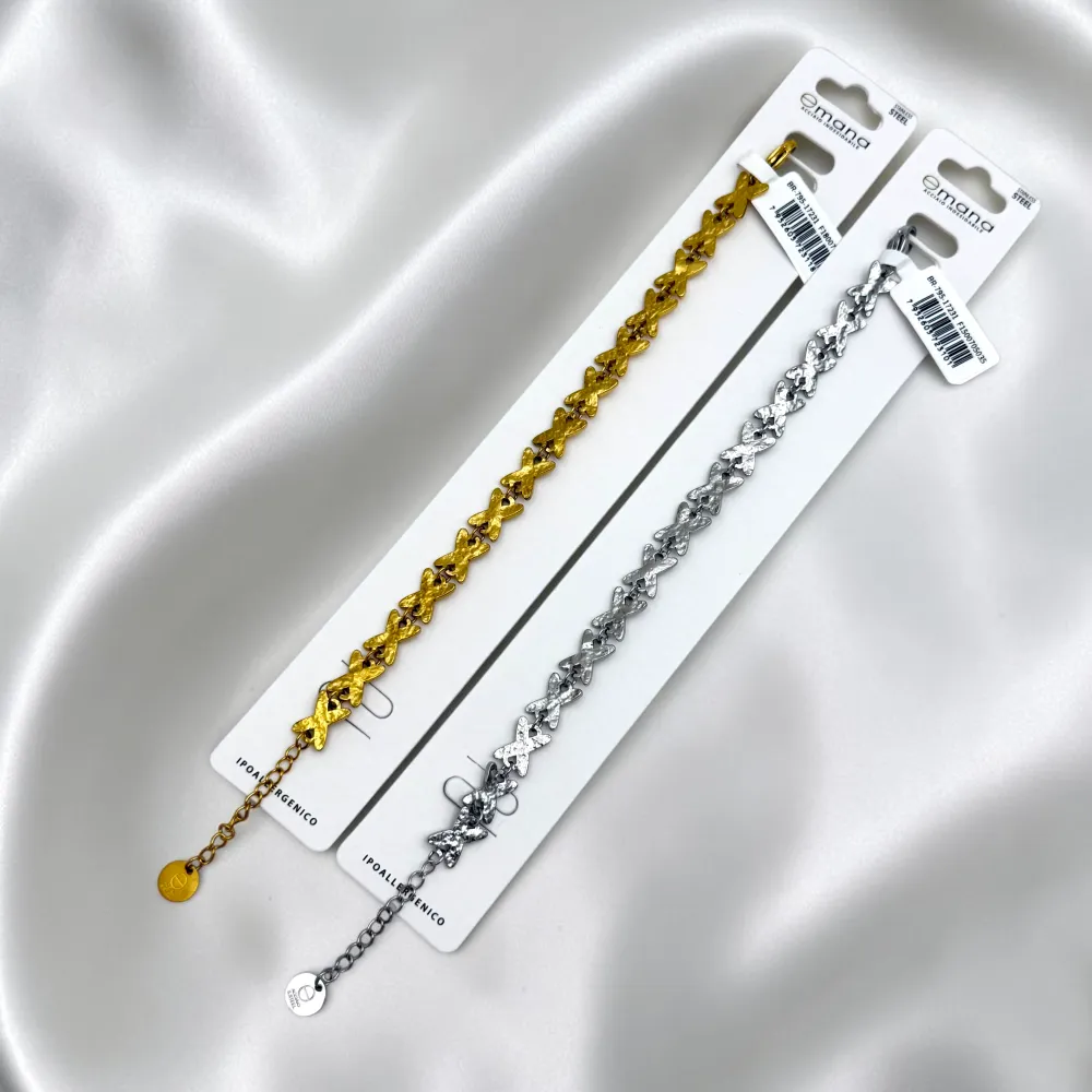 X-Bracciale in Acciaio - BR-795-17231