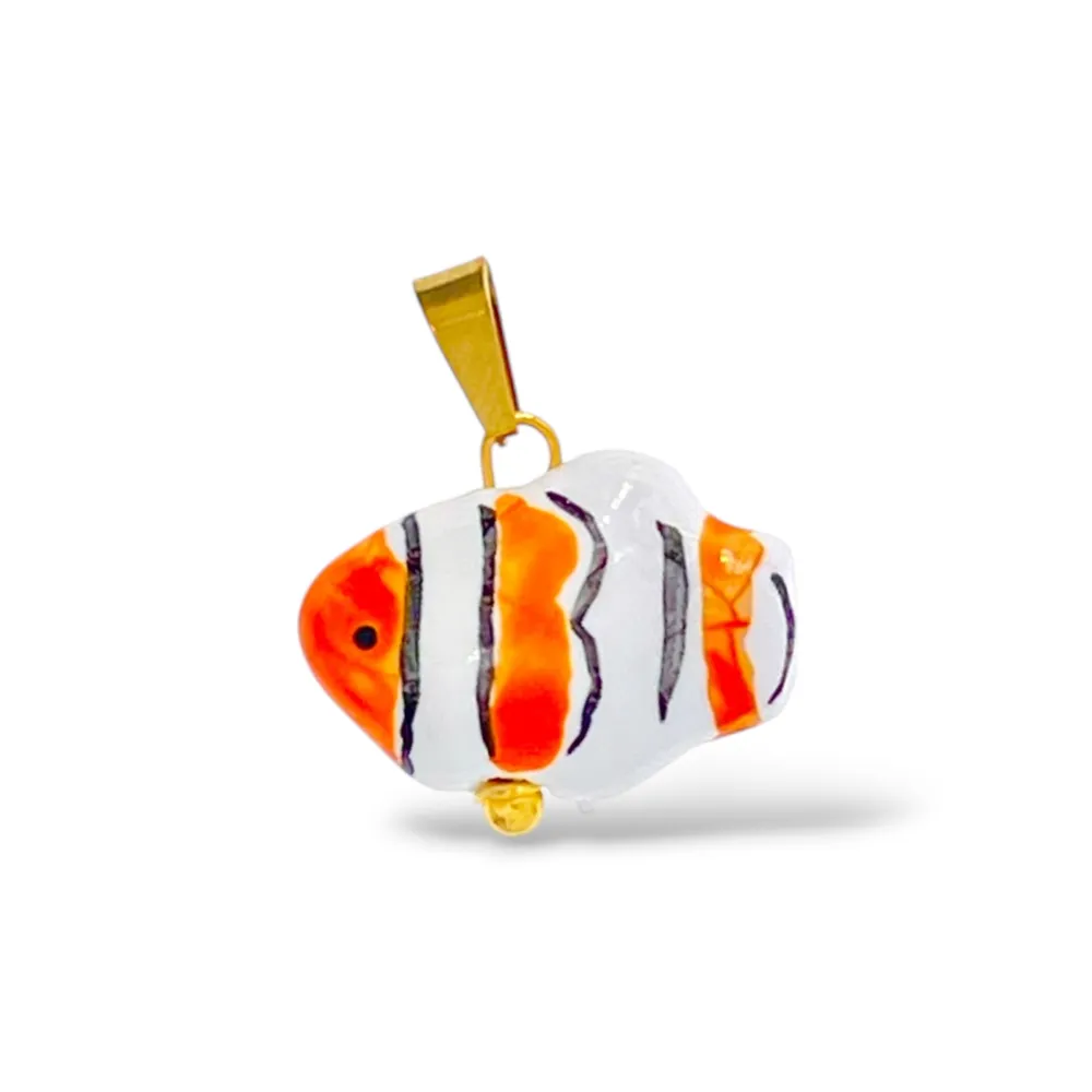 Pesce-Ciondolo/Charms in Acciaio - DIY-801-021A 6PZ