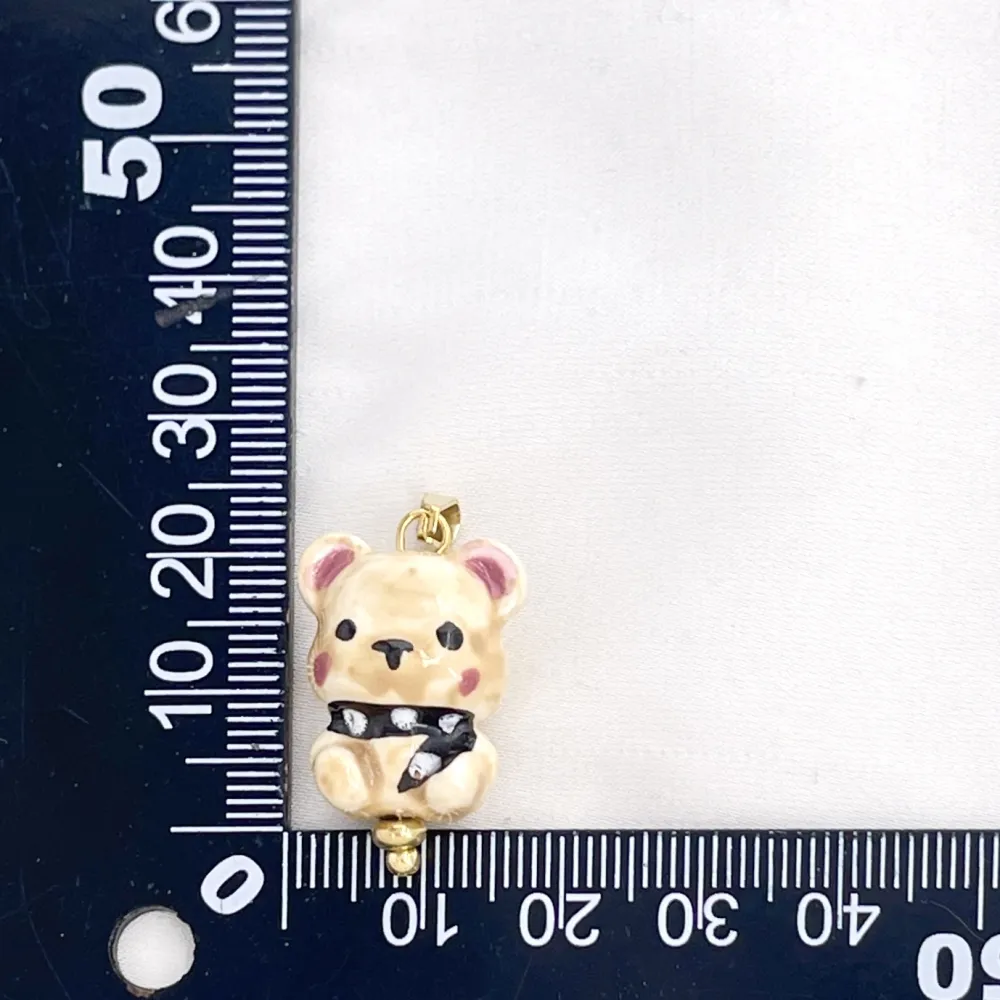 Orsetto-Ciondolo/Charms in Acciaio - DIY-801-020A 4PZ