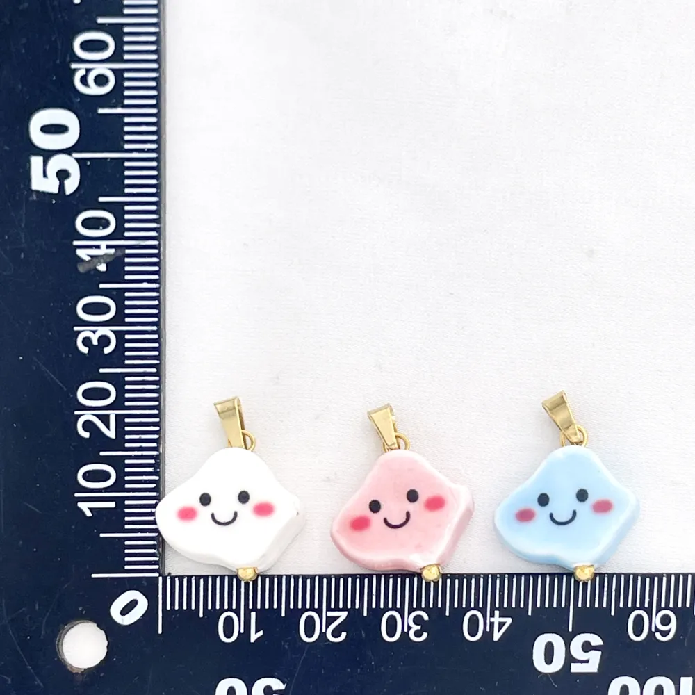 Nuvola-Ciondolo/Charms in Acciaio - DIY-801-009A 5PZ