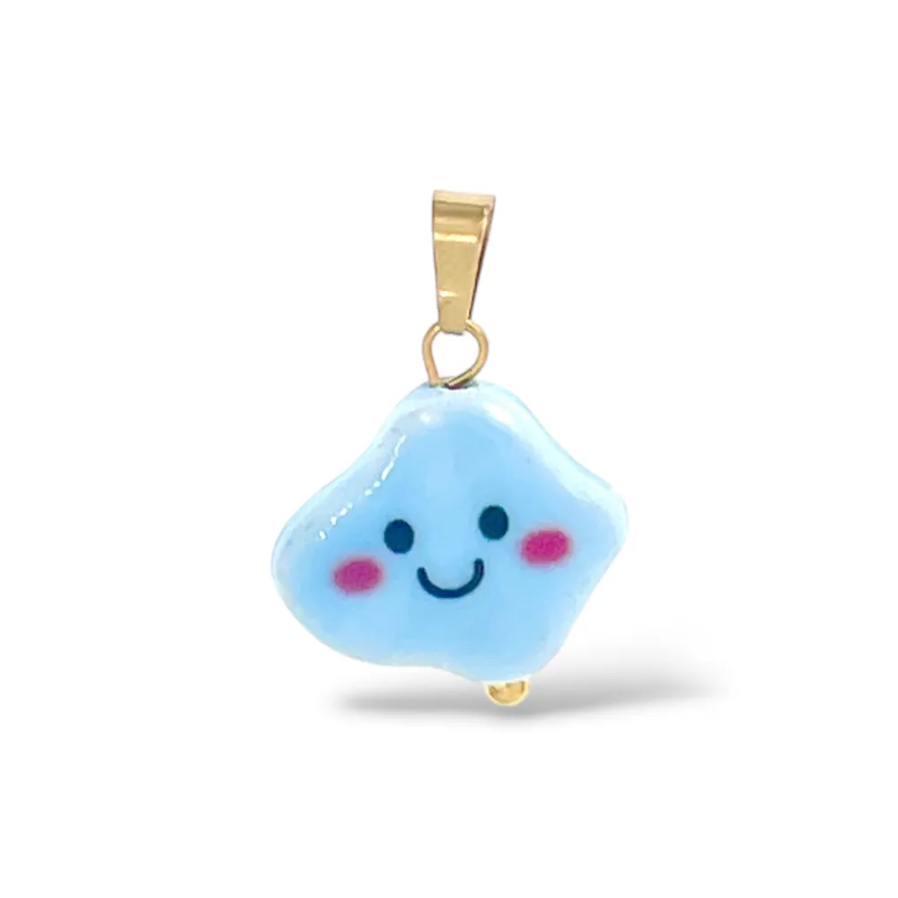 Nuvola-Ciondolo/Charms in Acciaio - DIY-801-009A 5PZ
