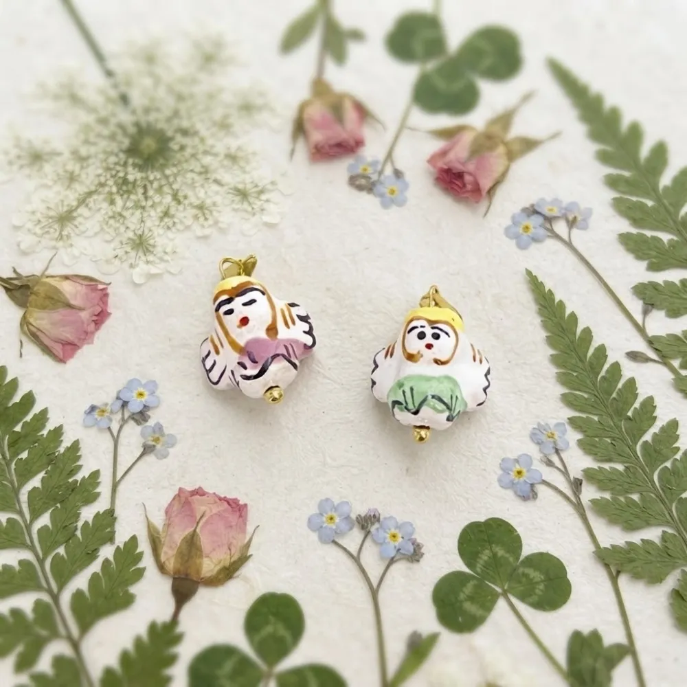 Angelo-Ciondolo/Charms in Acciaio - DIY-801-015A 5PZ