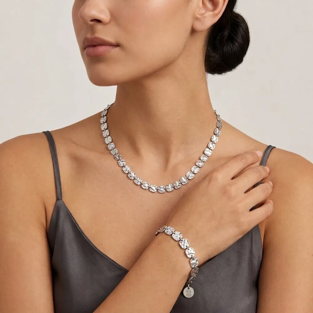 Quadrato-Bracciale in Acciaio - BR-795-17235