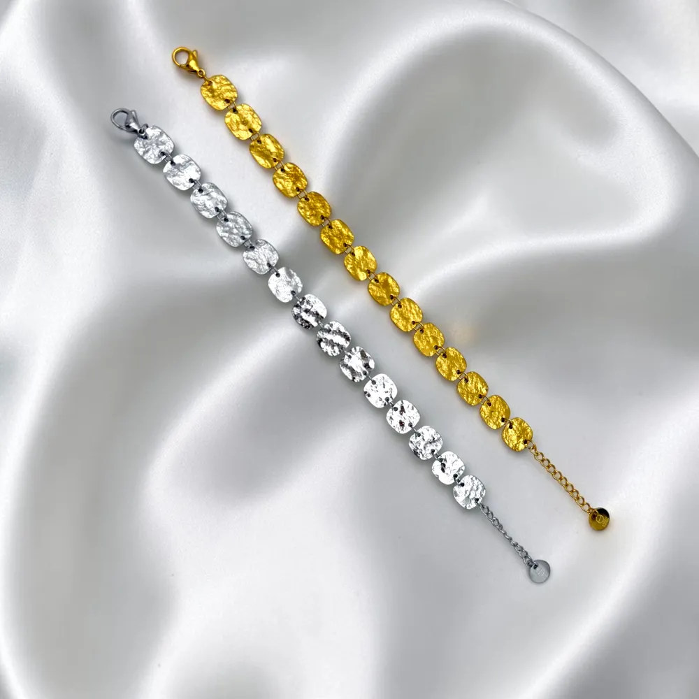 Quadrato-Bracciale in Acciaio - BR-795-17235
