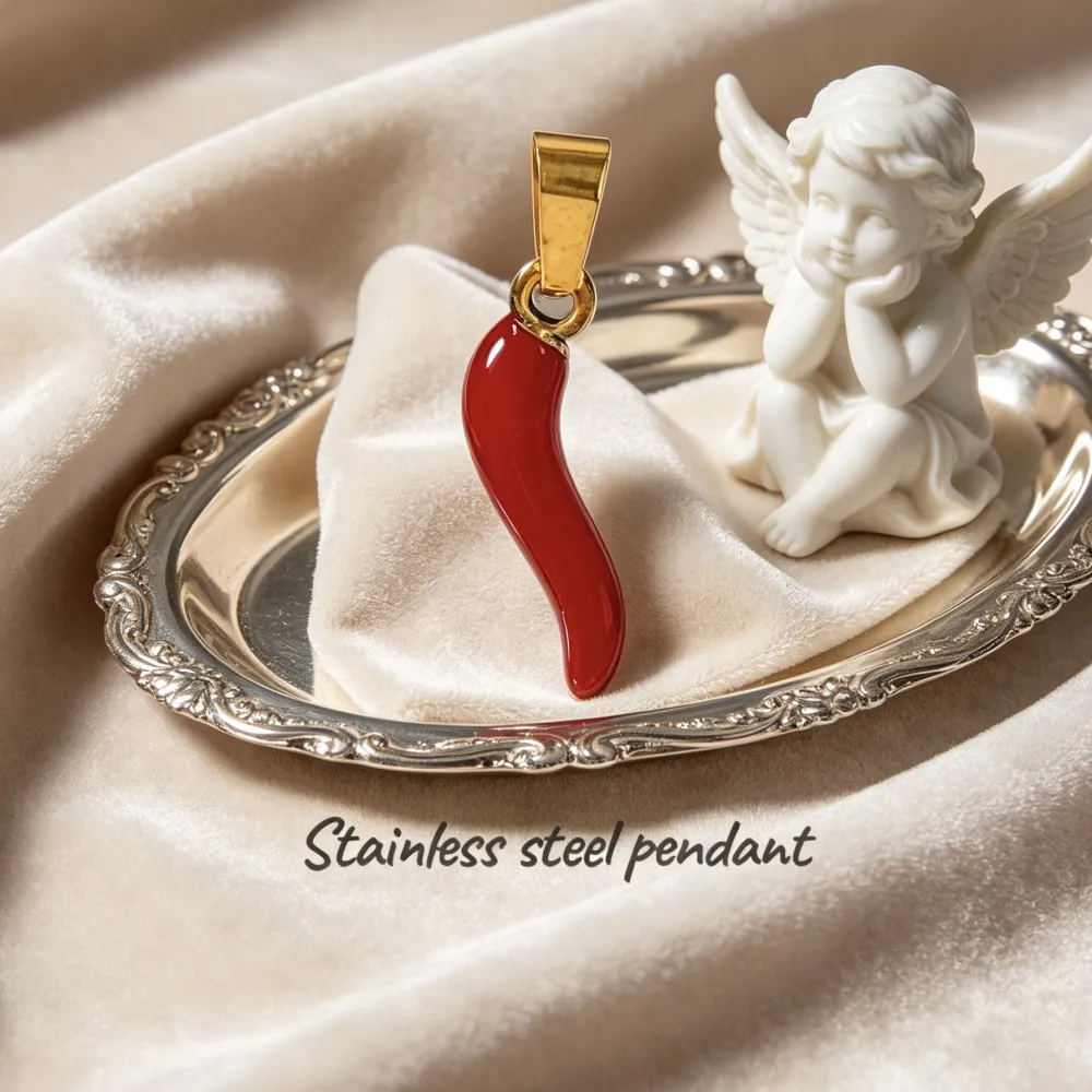 Cornino-Ciondolo/Charms in Acciaio - DIY-413-76