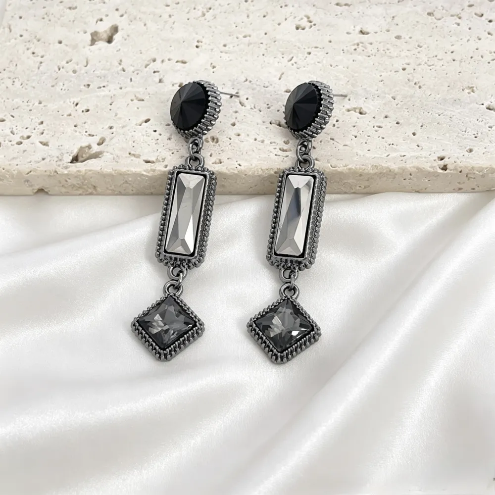 Cerchio, Rettangolo, Quadrato-Orecchini Moda Pendente  - OR-732-760
