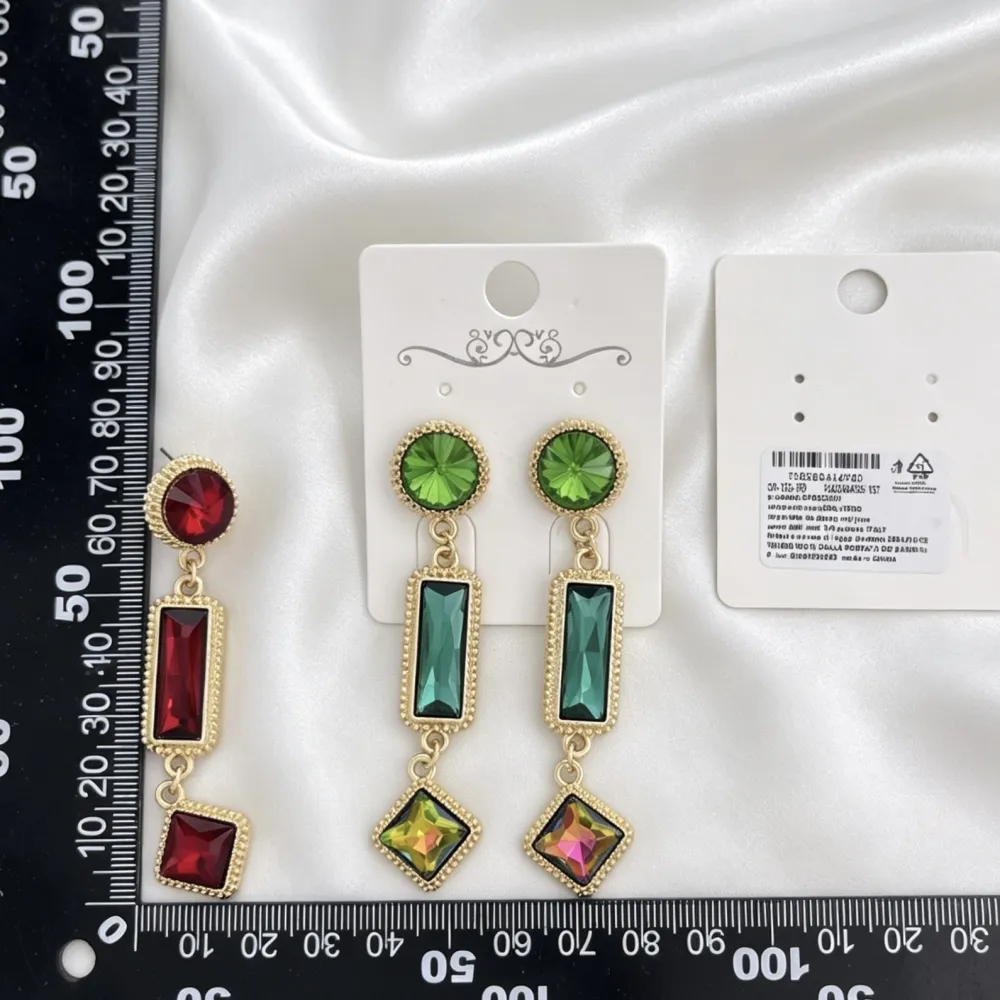 Cerchio, Rettangolo, Quadrato-Orecchini Moda Pendente  - OR-732-760