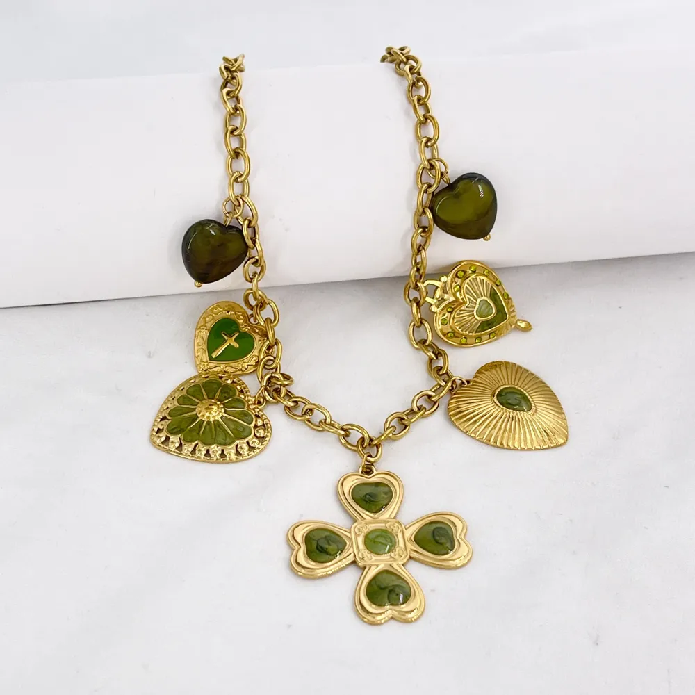 Croce E Cuoce-Collana Corta Moda in Acciaio - CAC-732-748
