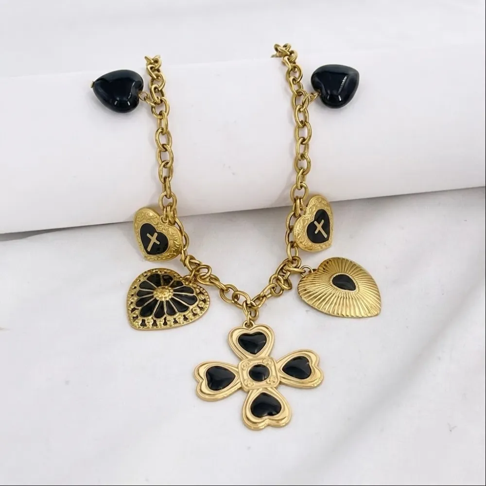 Croce E Cuoce-Collana Corta Moda in Acciaio - CAC-732-748