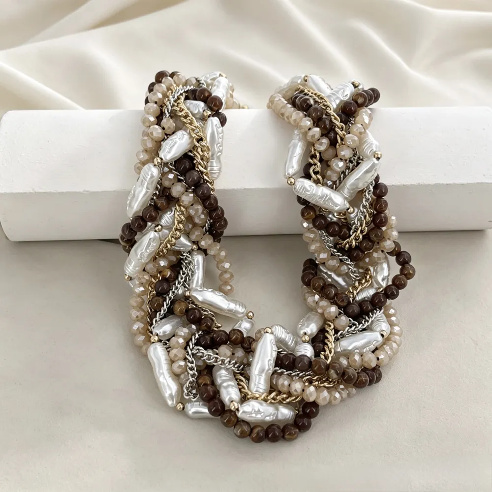 Treccia-Collana Corta Moda - CMC-732-710