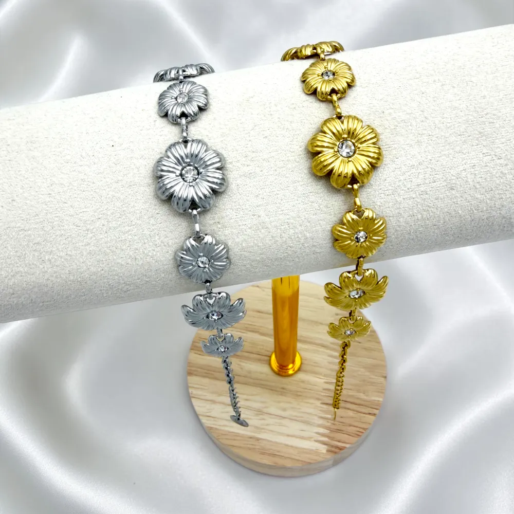 Girasole-Bracciale in Acciaio - BR-103-AA7448B