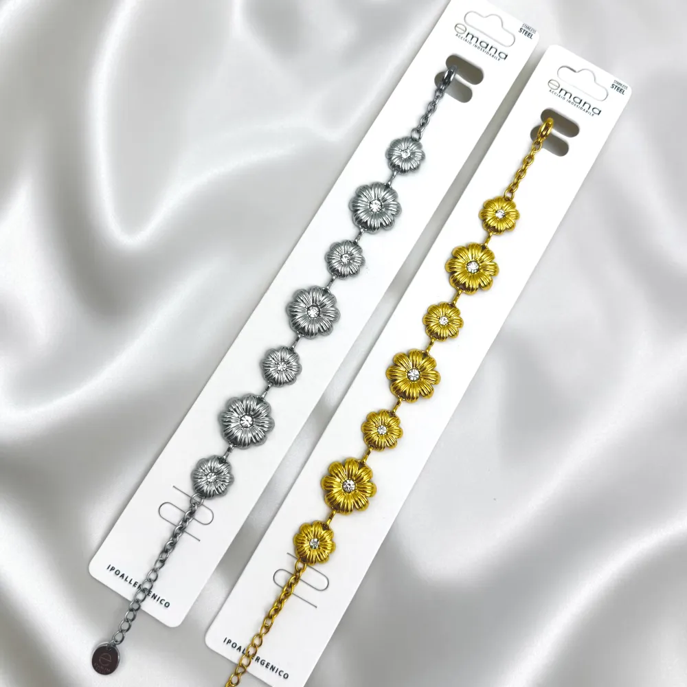 Girasole-Bracciale in Acciaio - BR-103-AA7448B