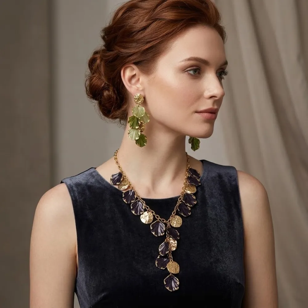 Petali-Orecchini Moda Pendente - OR-732-674