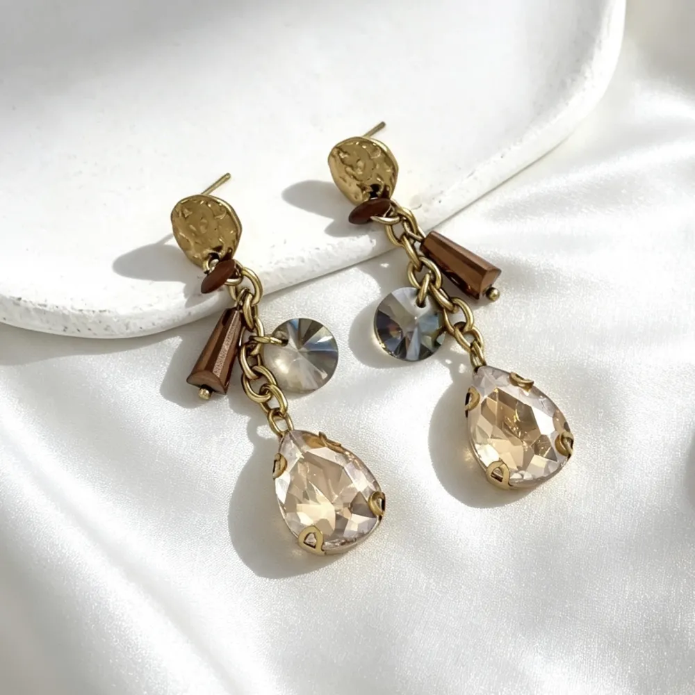 Cerchio, Rettangolo, Quadrato-Orecchini Moda Pendente  - OR-732-724