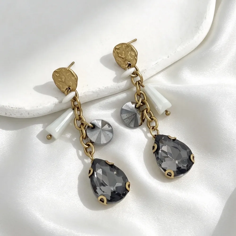 Cerchio, Rettangolo, Quadrato-Orecchini Moda Pendente  - OR-732-724