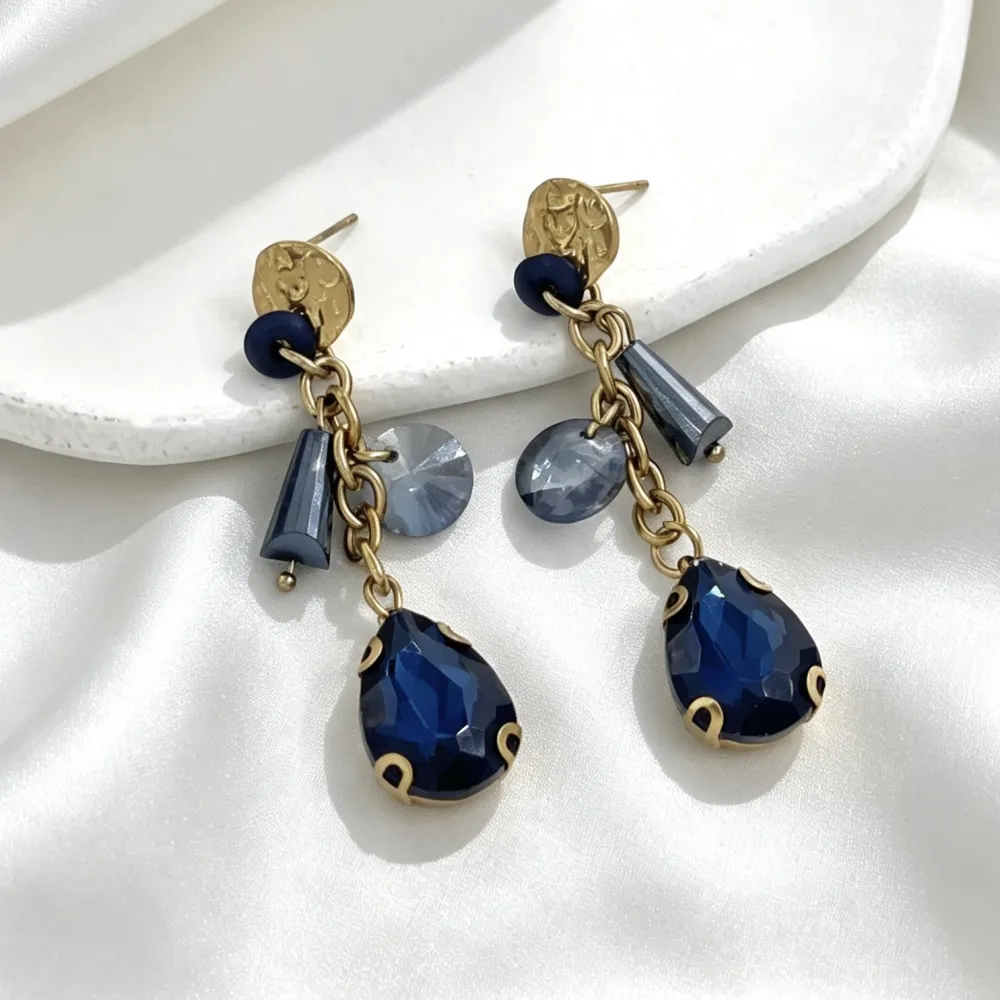 Cerchio, Rettangolo, Quadrato-Orecchini Moda Pendente  - OR-732-724