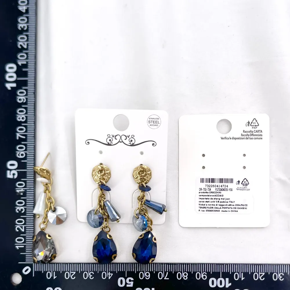 Cerchio, Rettangolo, Quadrato-Orecchini Moda Pendente  - OR-732-724