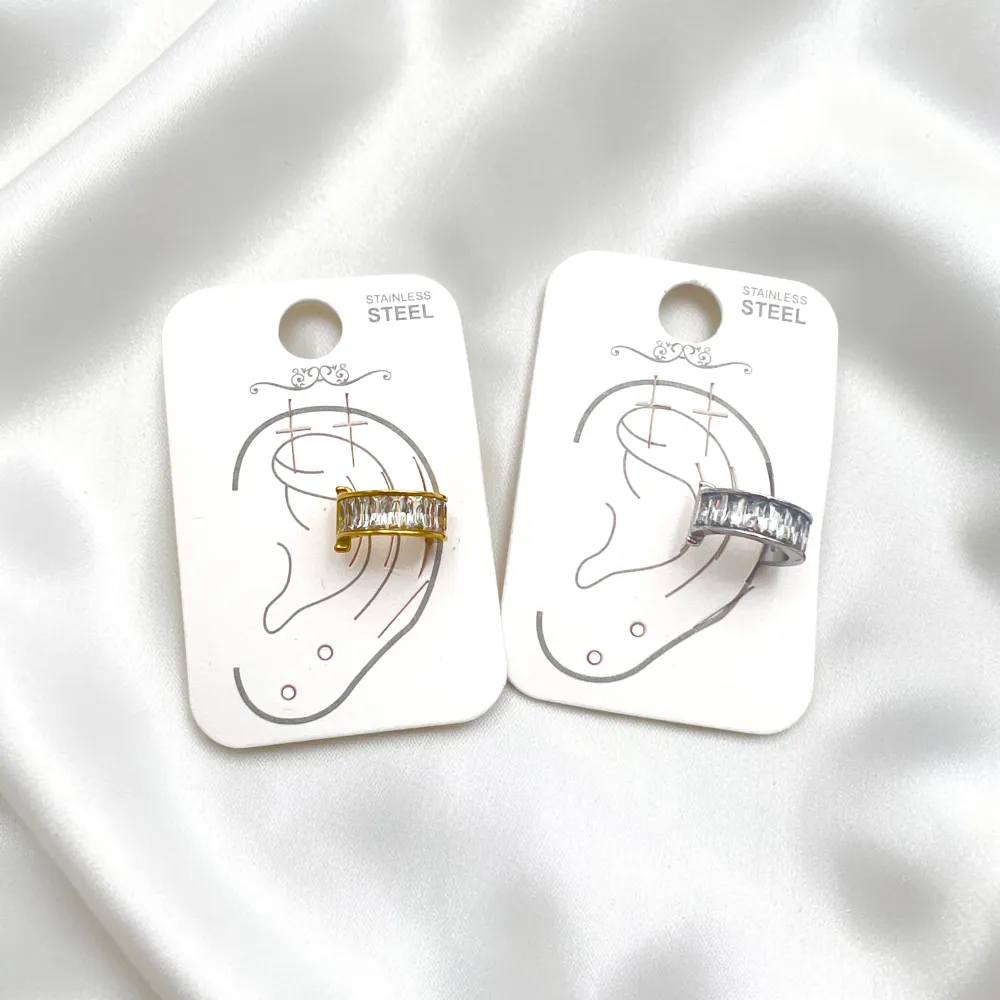 zirconi-earcuff in acciaio - OR-795-22724