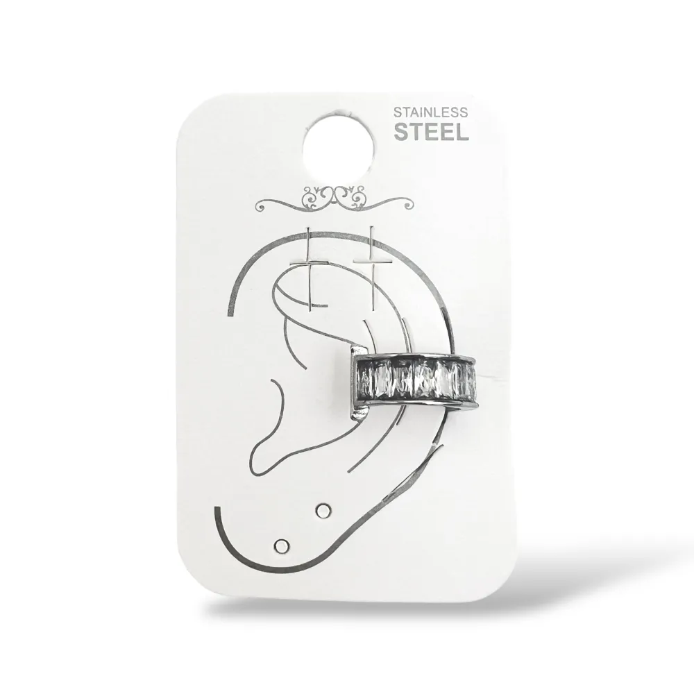 zirconi-earcuff in acciaio - OR-795-22724