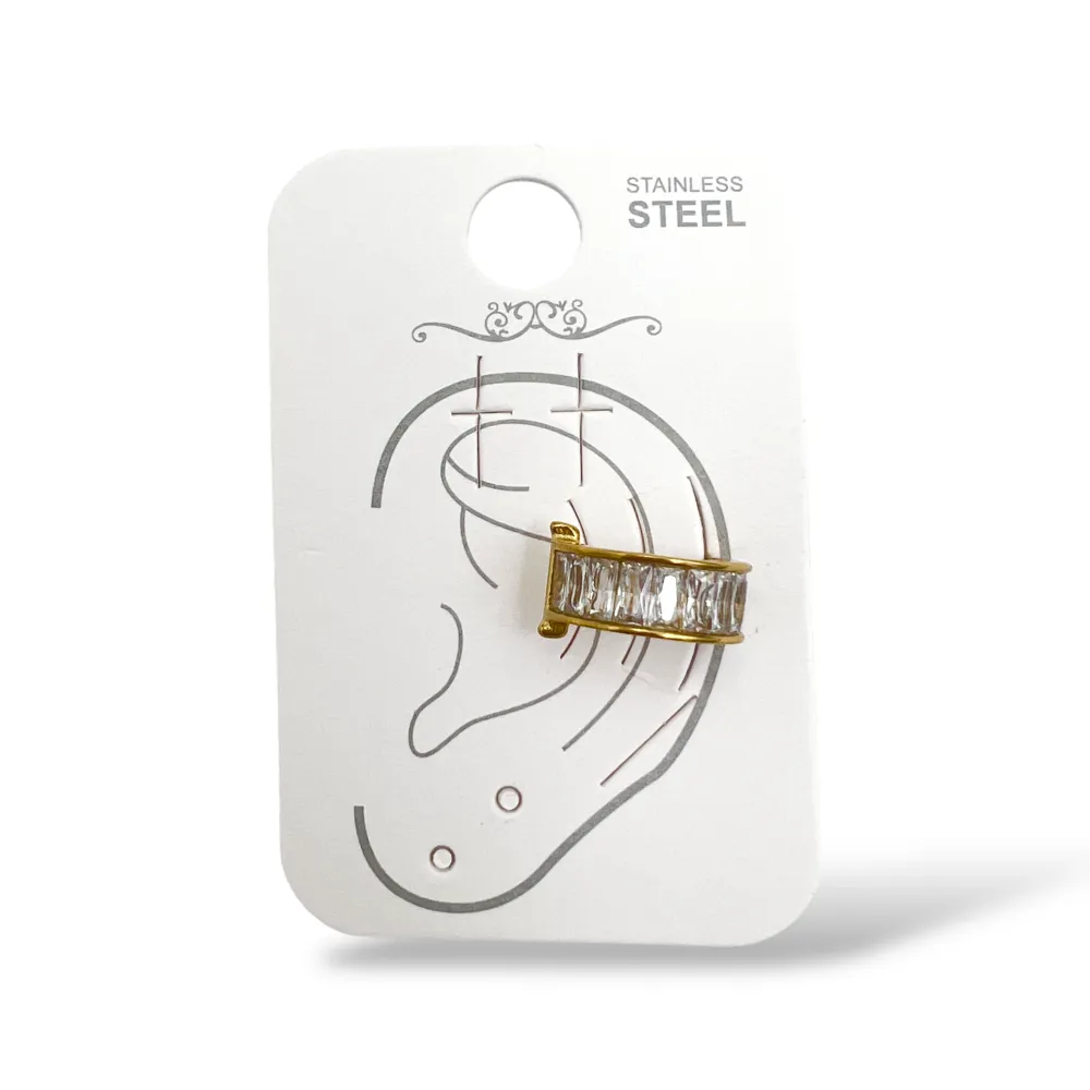 zirconi-earcuff in acciaio - OR-795-22724