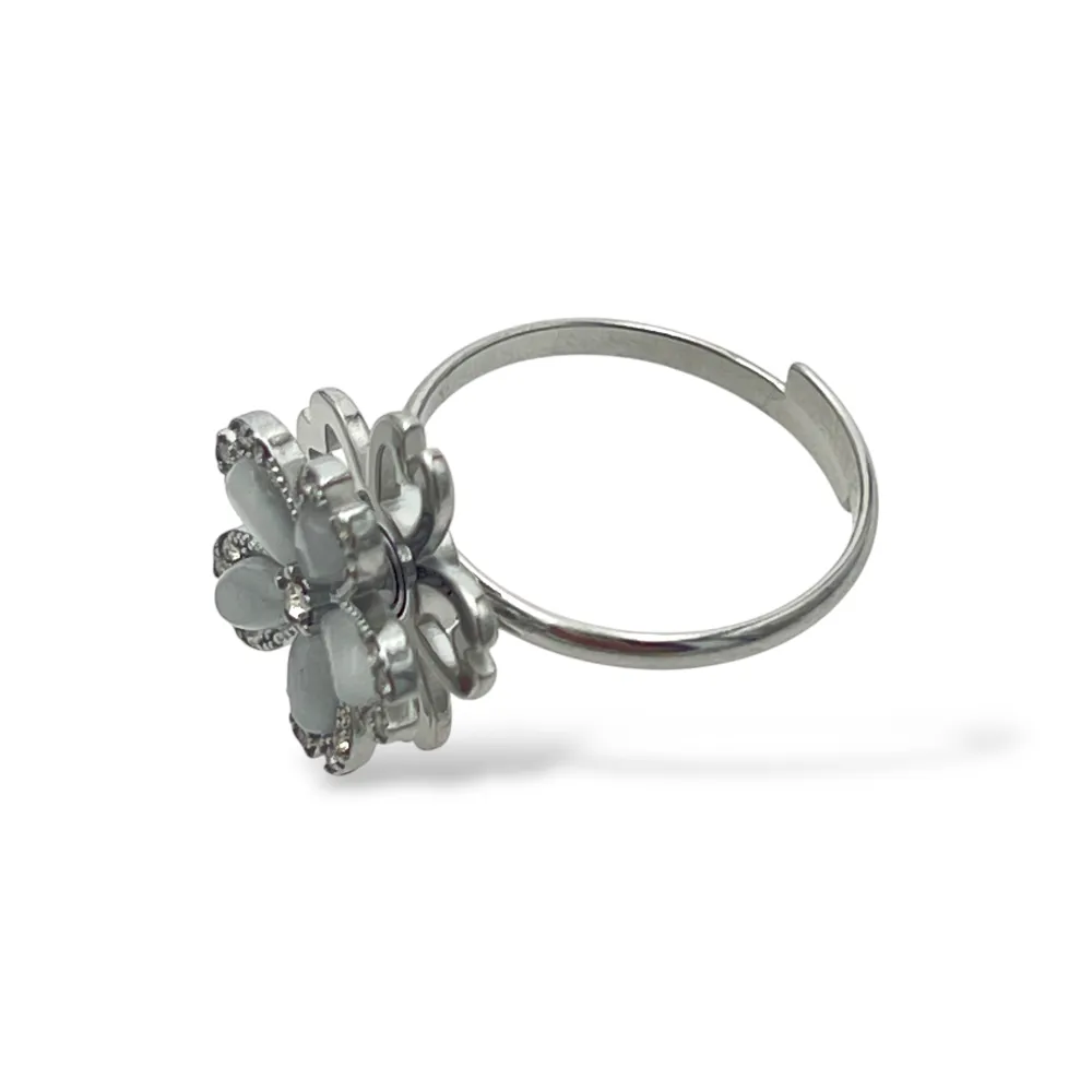 Fiore spinner -Anello in Acciaio - AN-795-15463