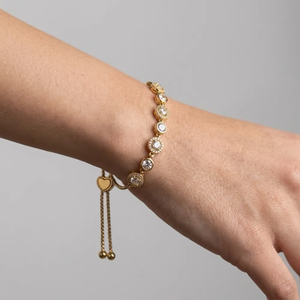 Punto luce-Bracciale in Acciaio con cursore - BR-103-AA6795B