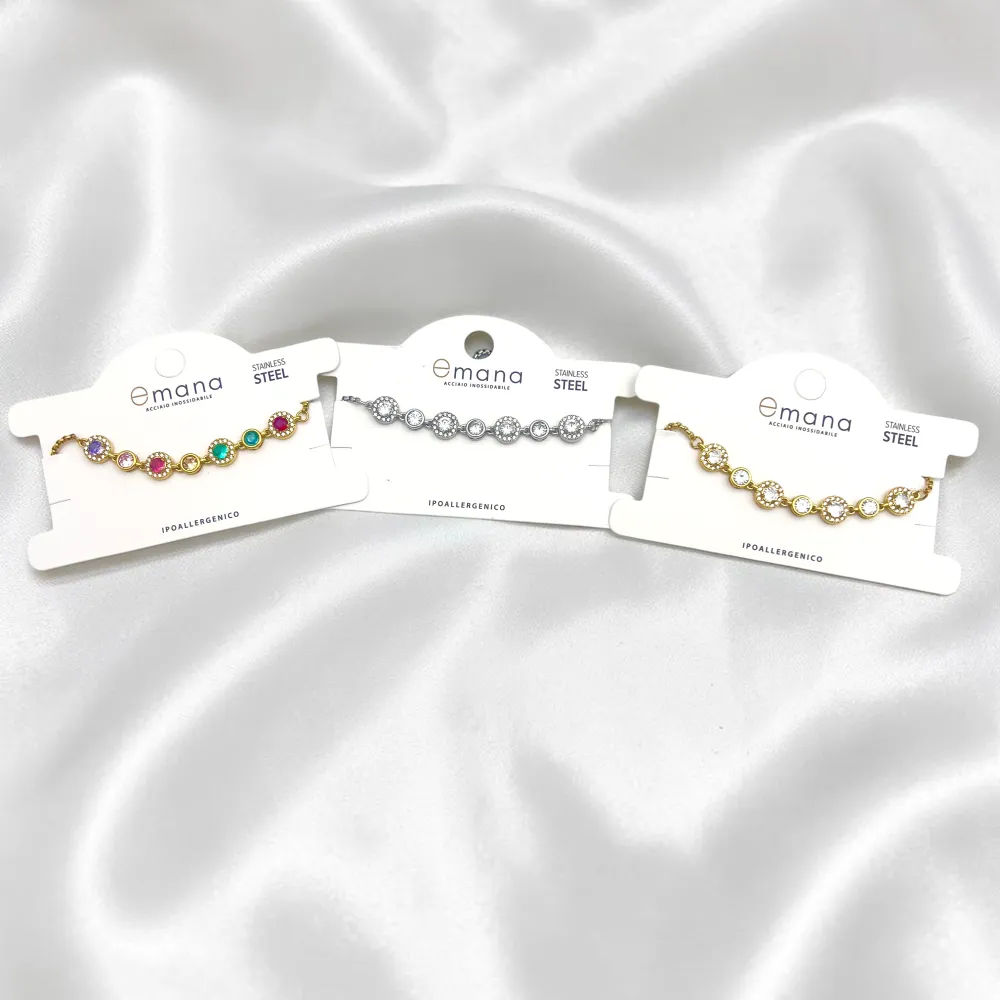 Punto luce-Bracciale in Acciaio con cursore - BR-103-AA6795B