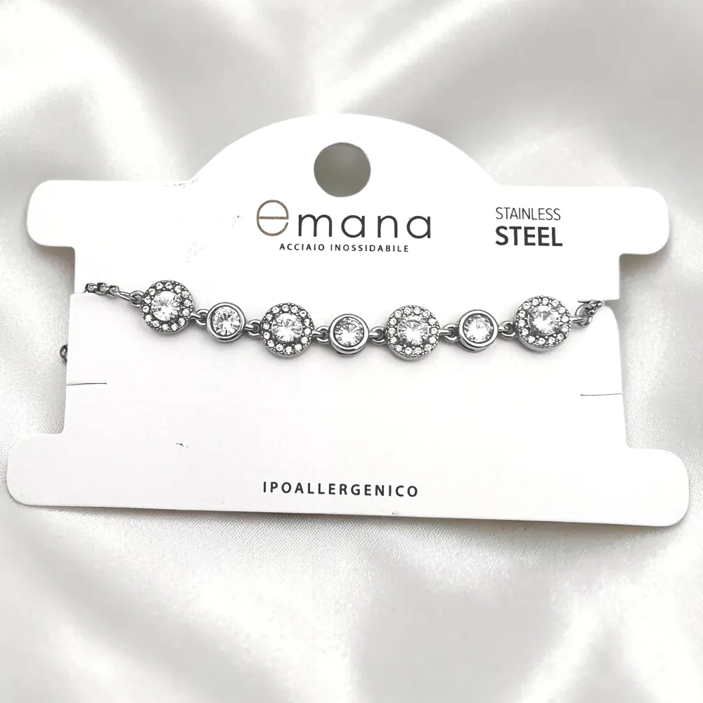 Punto luce-Bracciale in Acciaio con cursore - BR-103-AA6795B