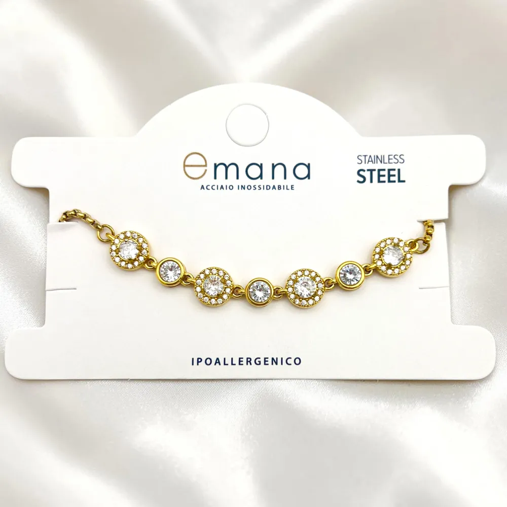 Punto luce-Bracciale in Acciaio con cursore - BR-103-AA6795B