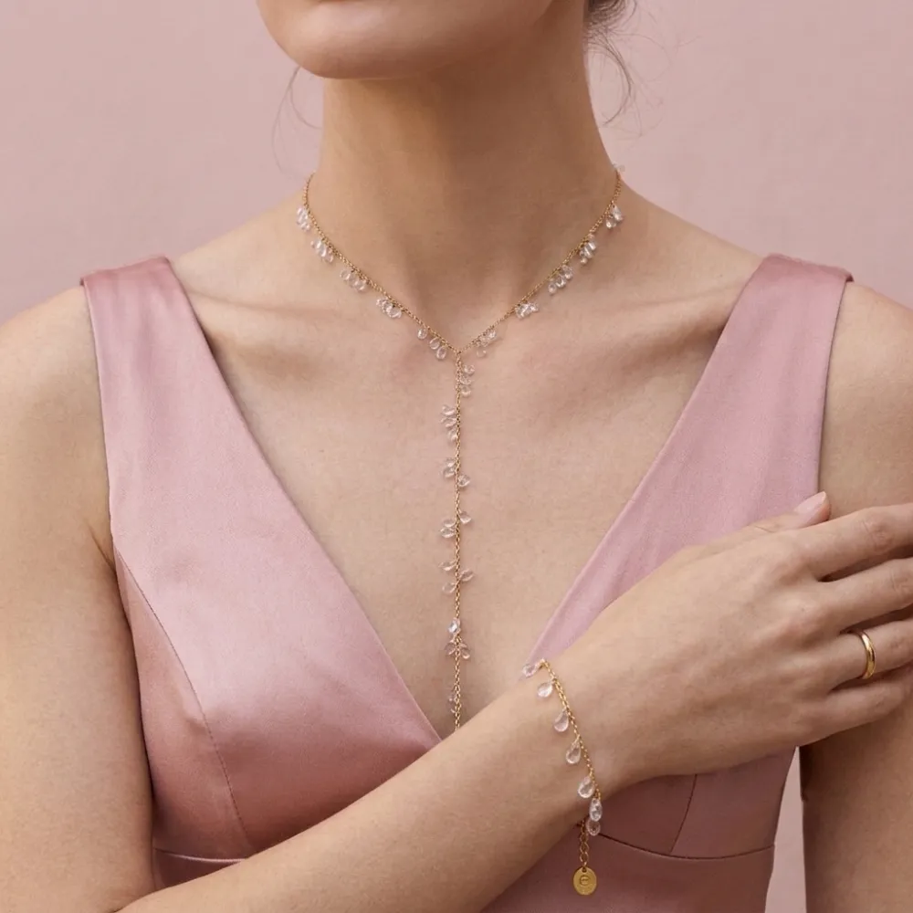 Gocce-Bracciale in Acciaio - BR-103-AA7565B