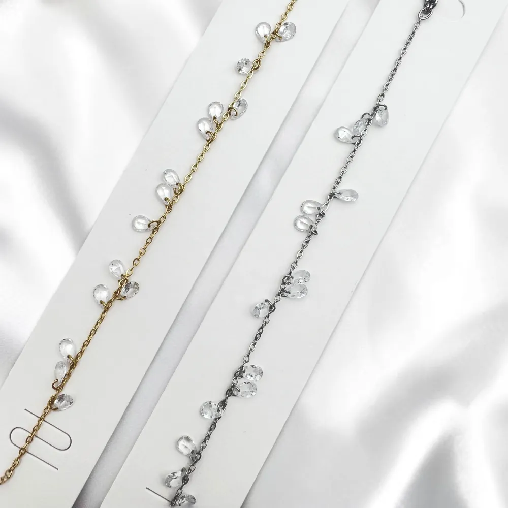 Gocce-Bracciale in Acciaio - BR-103-AA7565B