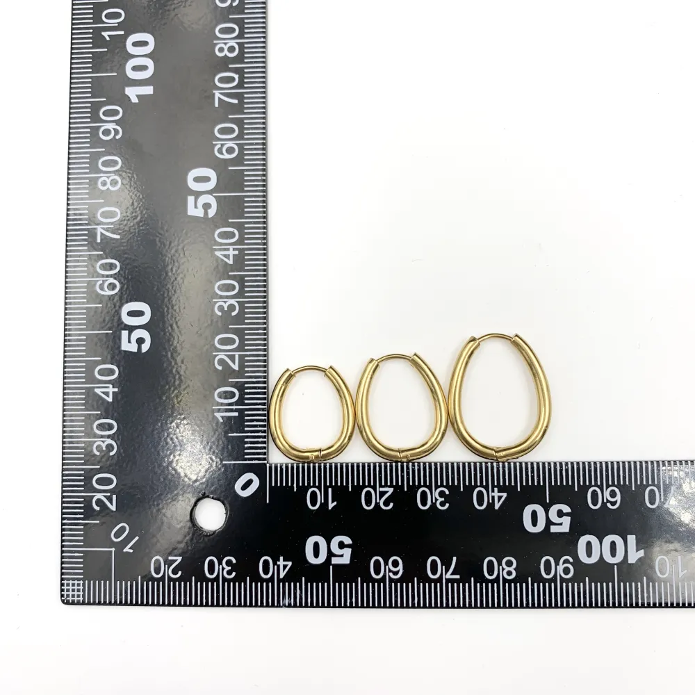 OPA450-236-Cerchio Goccia - 12 Paia Orecchini in Acciaio_2