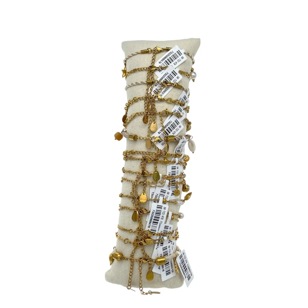 Mix Soggetti-15pz Bracciali in Acciaio - BPA-732-478