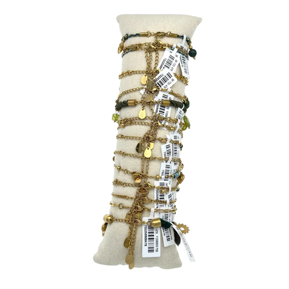 Mix Soggetti-15pz Bracciali in Acciaio - BPA-732-478