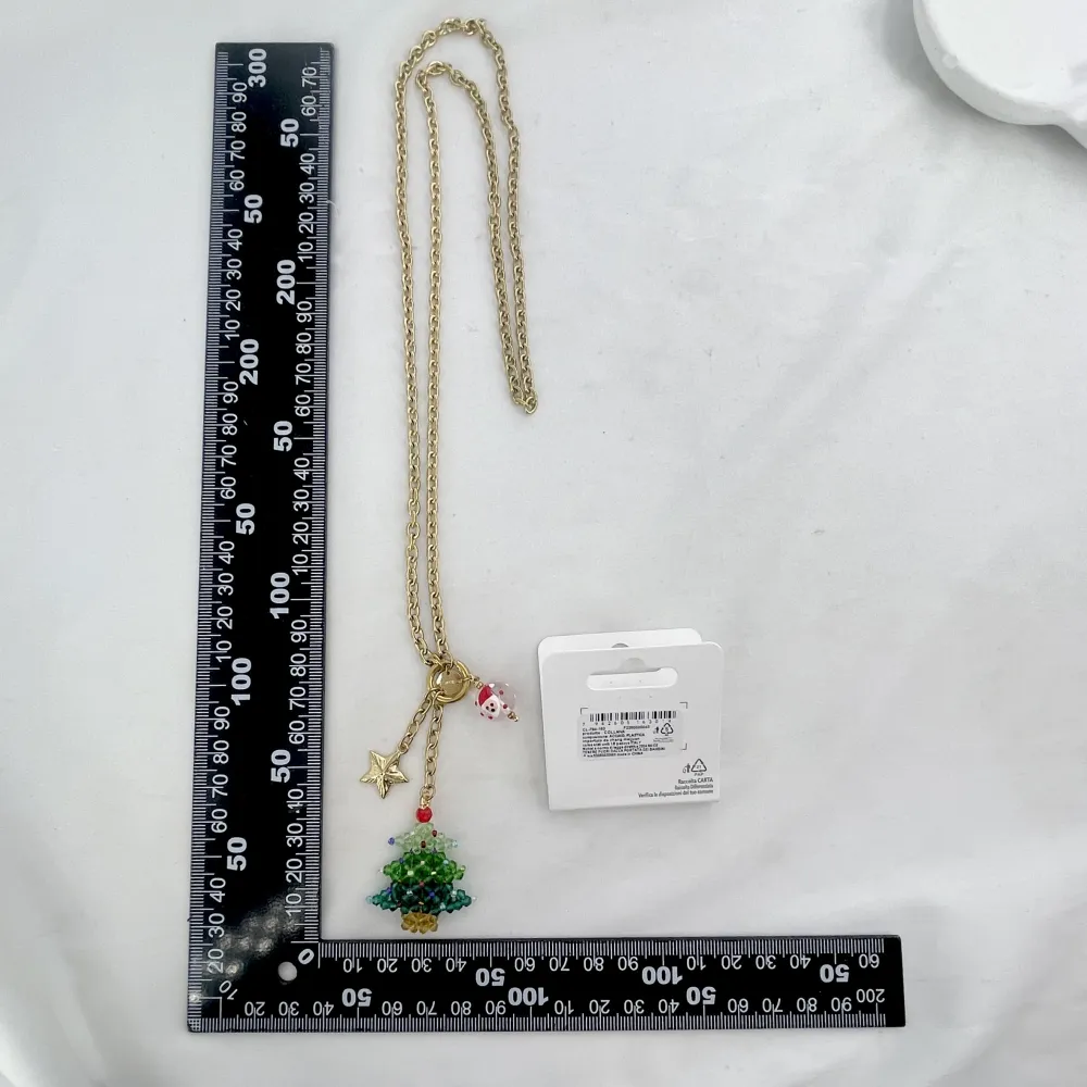 Albero di Natale-Collana Lunga in Acciaio  - CAL-794-163