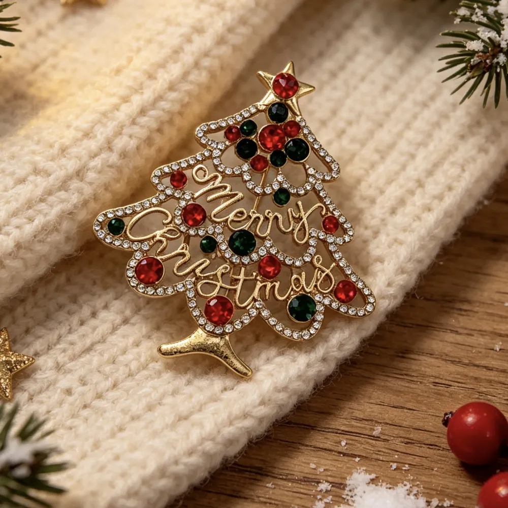Albero Di Natale-Spilla di Natale in Resina - SPM-781-39