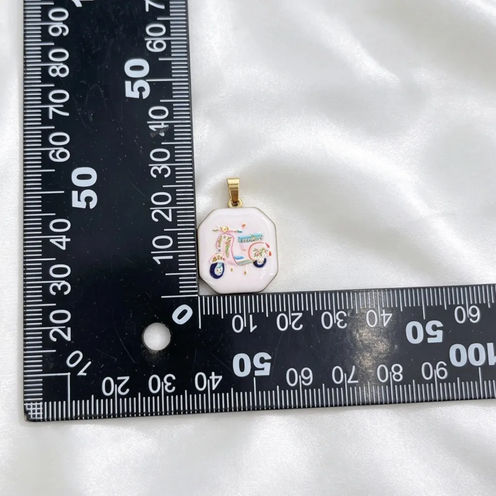 Moto-Ciondolo/Charms in Acciaio - DIY-413-Moto