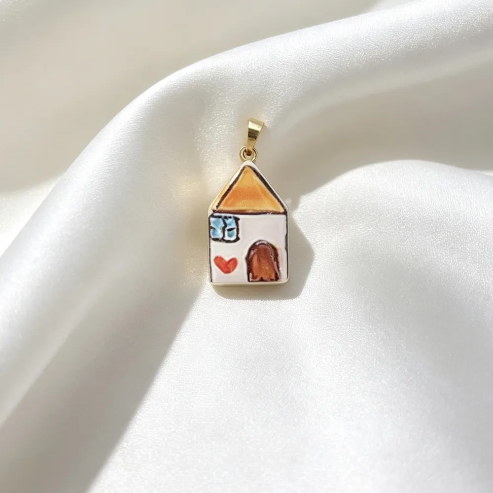 Casa-Ciondolo/Charms in Acciaio - DIY-413-Casa
