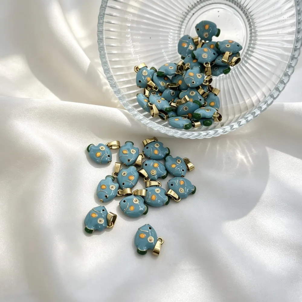 Pesce-Ciondolo/Charms in Acciaio - DIY-413-Pesce