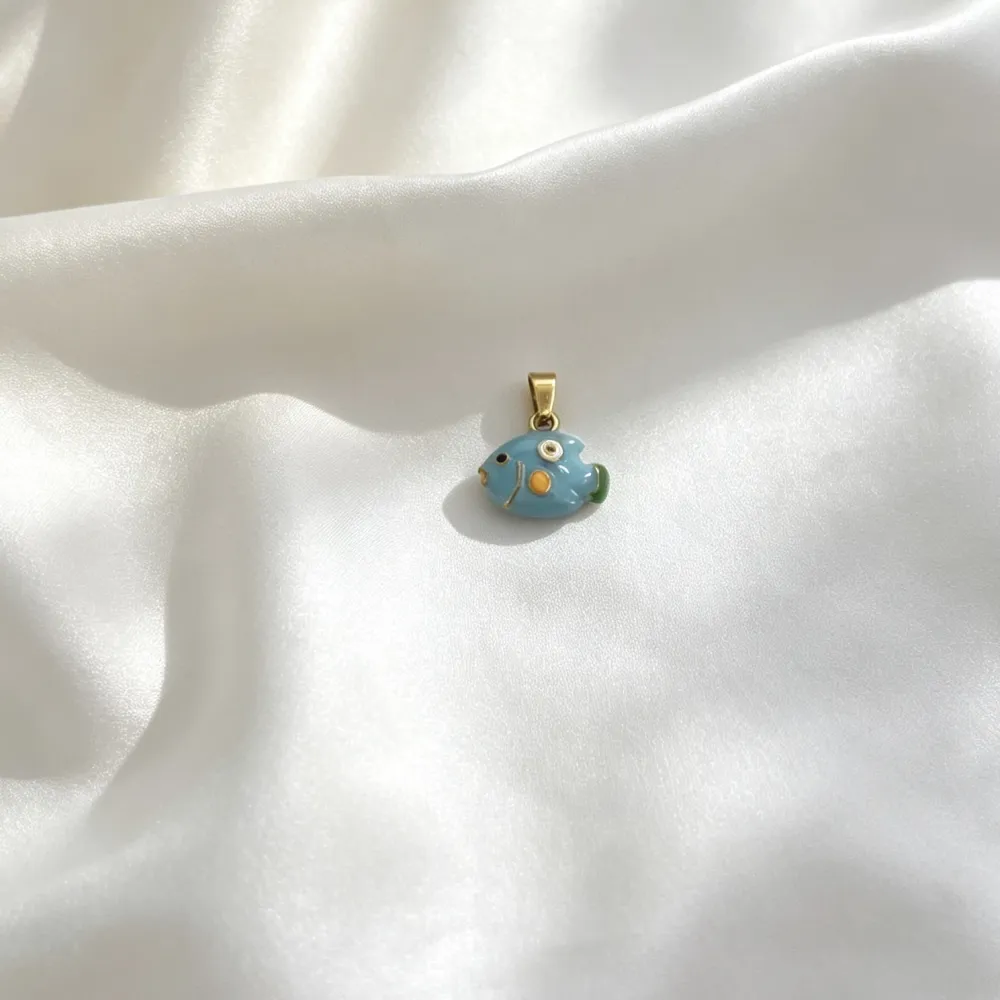 Pesce-Ciondolo/Charms in Acciaio - DIY-413-Pesce