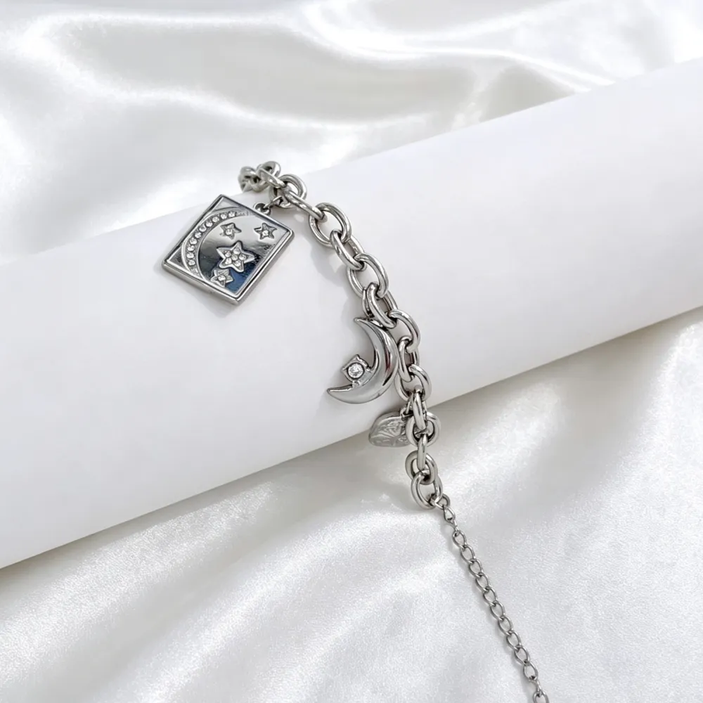 Luna, Sole-Bracciale in acciaio - BR-413-3304
