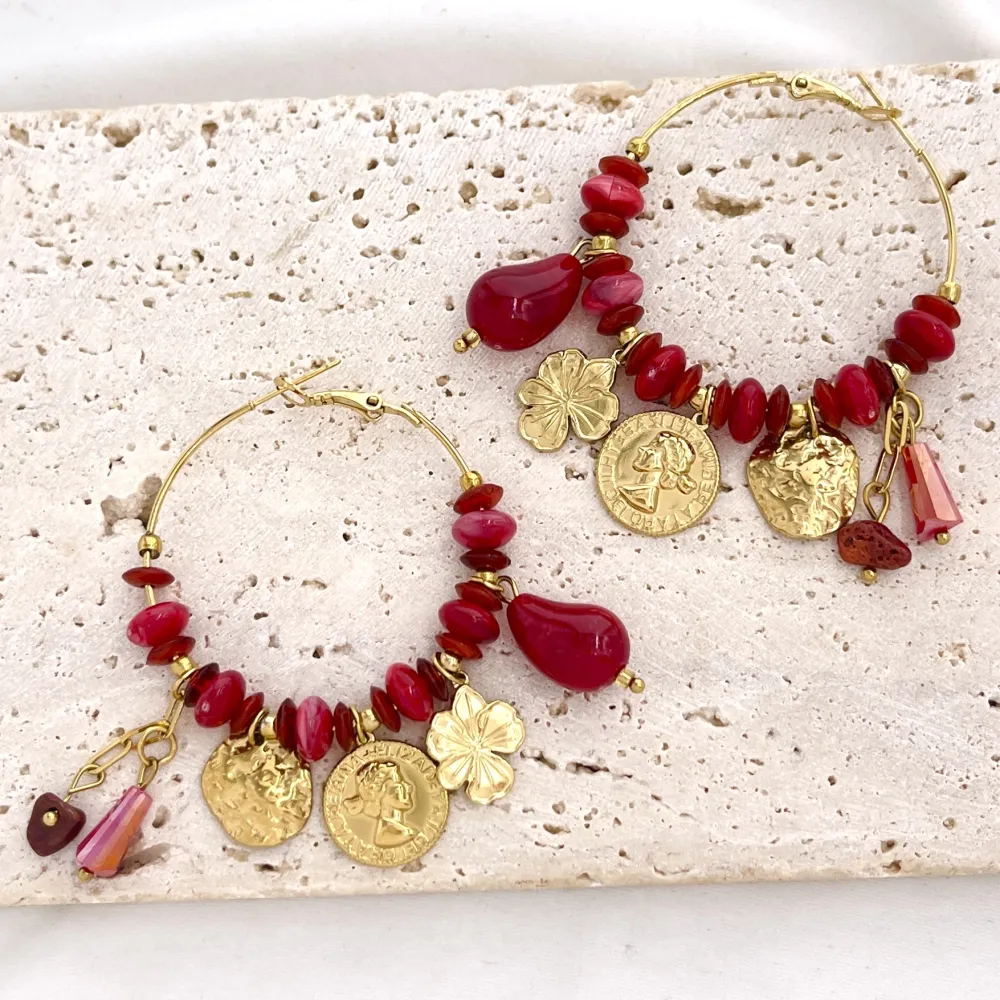 Cameo-Orecchini Moda A Cerchio - OR-732-689