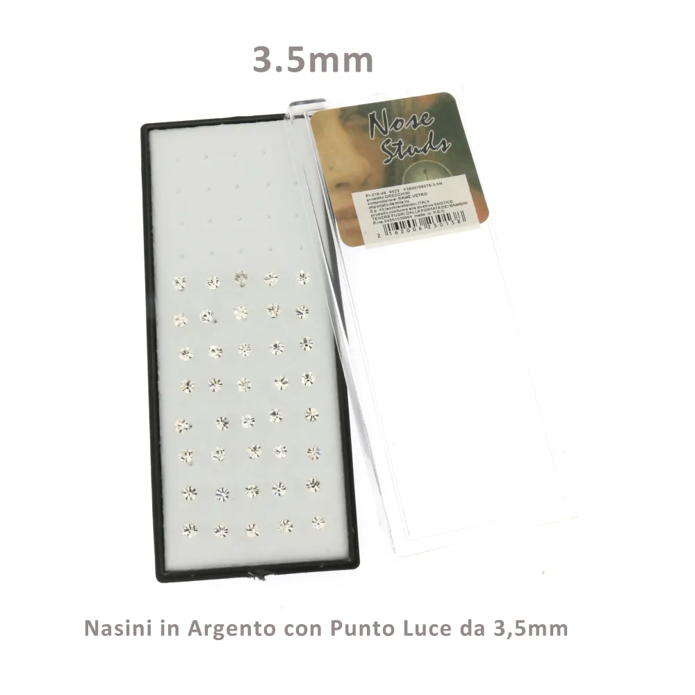 PCA4803-Nasini con P.luce 3,5mm -Orecchini per Naso_Argento_1