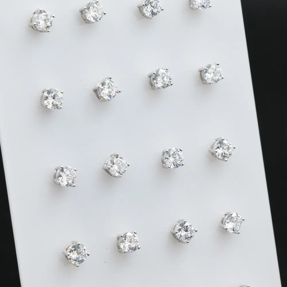 Punto luce 5 cm 4 Griffe XP - Orecchini (Conf. 12 Paia)_Argento_2