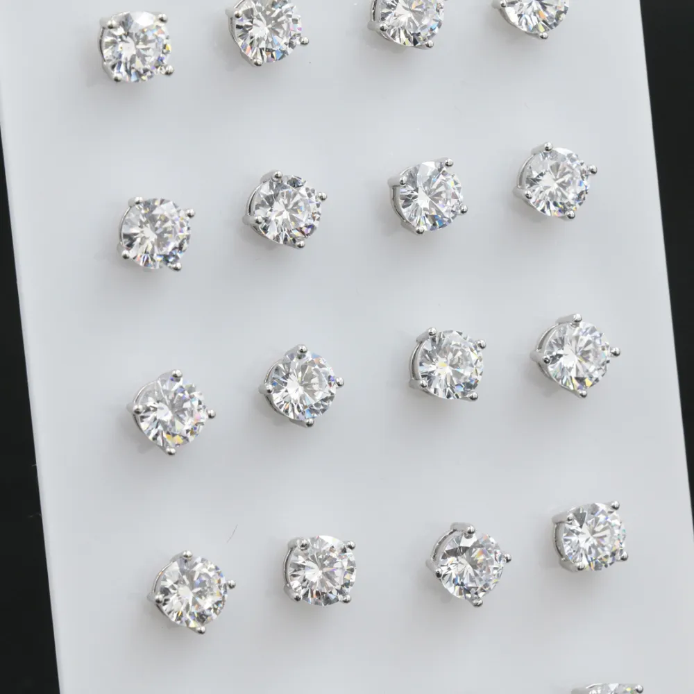 Punto luce 7 cm 4 Griffe XP - Orecchini (Conf. 12 Paia)_Argento_2