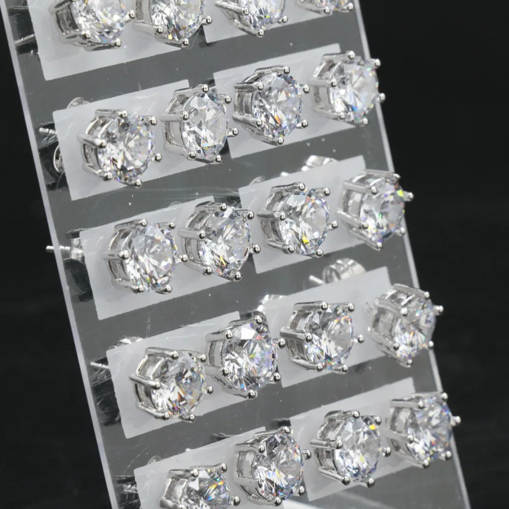 Punto luce 7 cm 6 Griffe XP - Orecchini (Conf. 12 Paia)_Argento_2