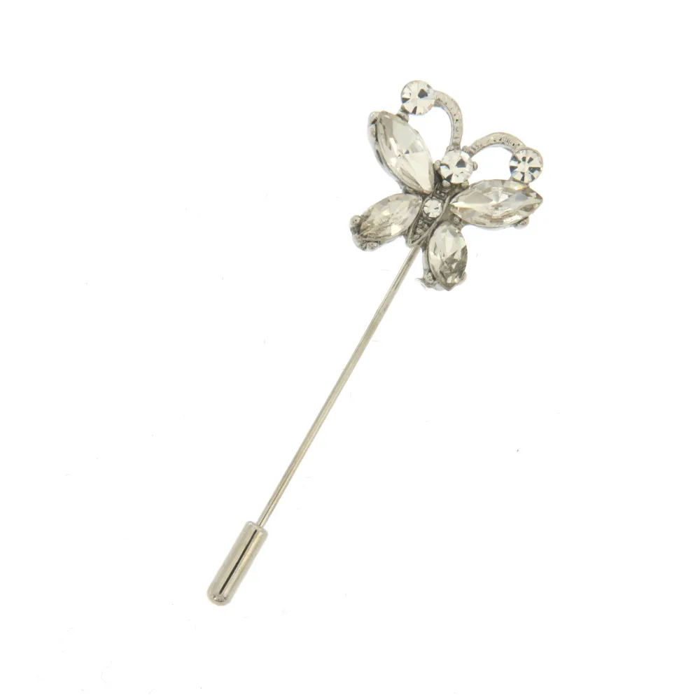 SP-Farfalla 5524 - Spilla ad Ago 5 cm_Argento_1