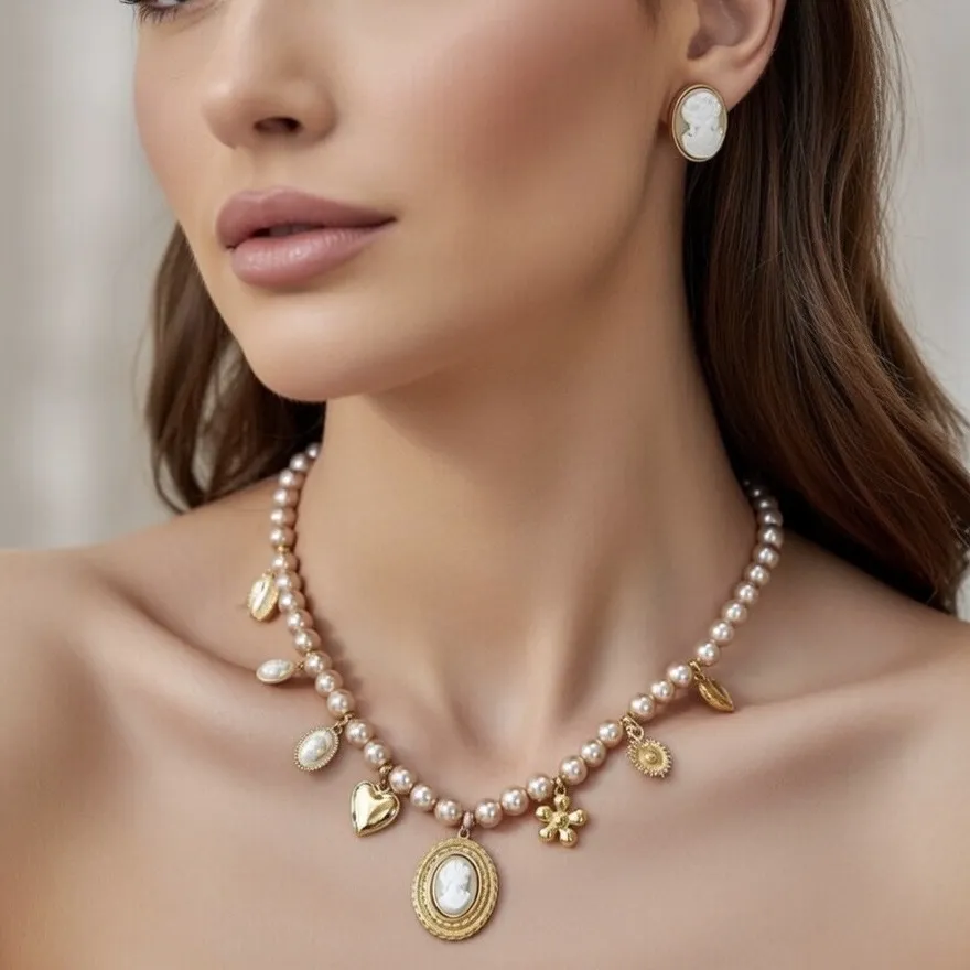 Donna-Collana Corta in Acciaio - CL-732-507