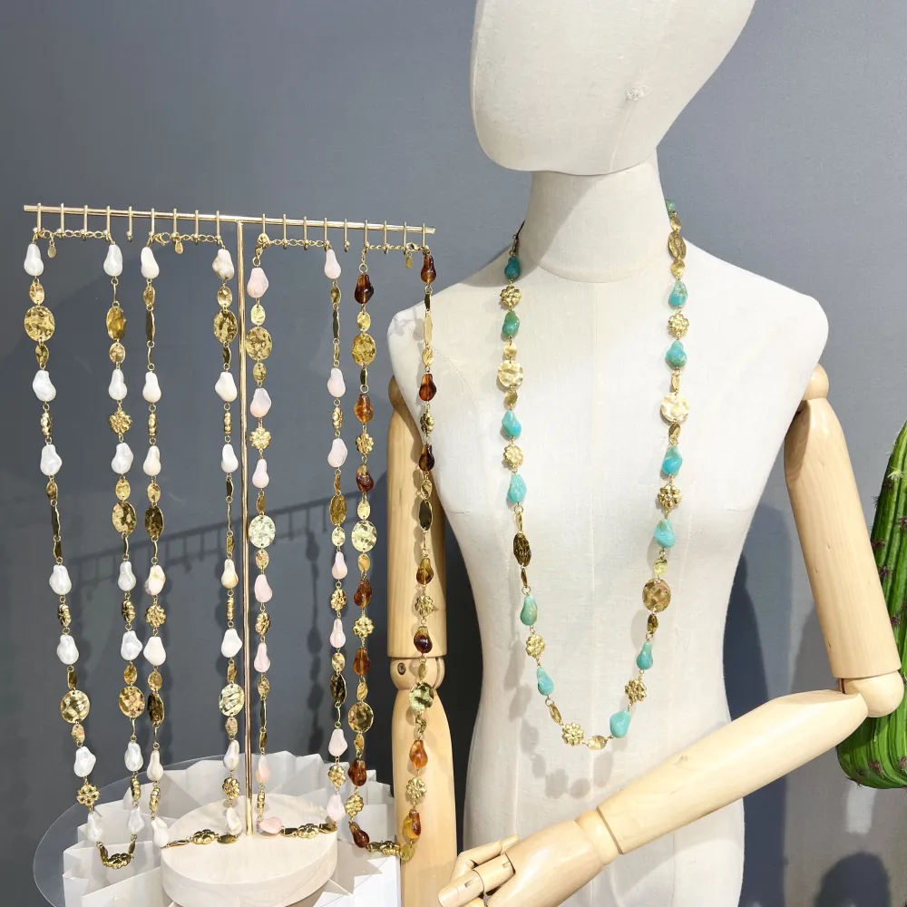 Quadrifoglio -Collana Lunga in Acciaio - CL-732-529