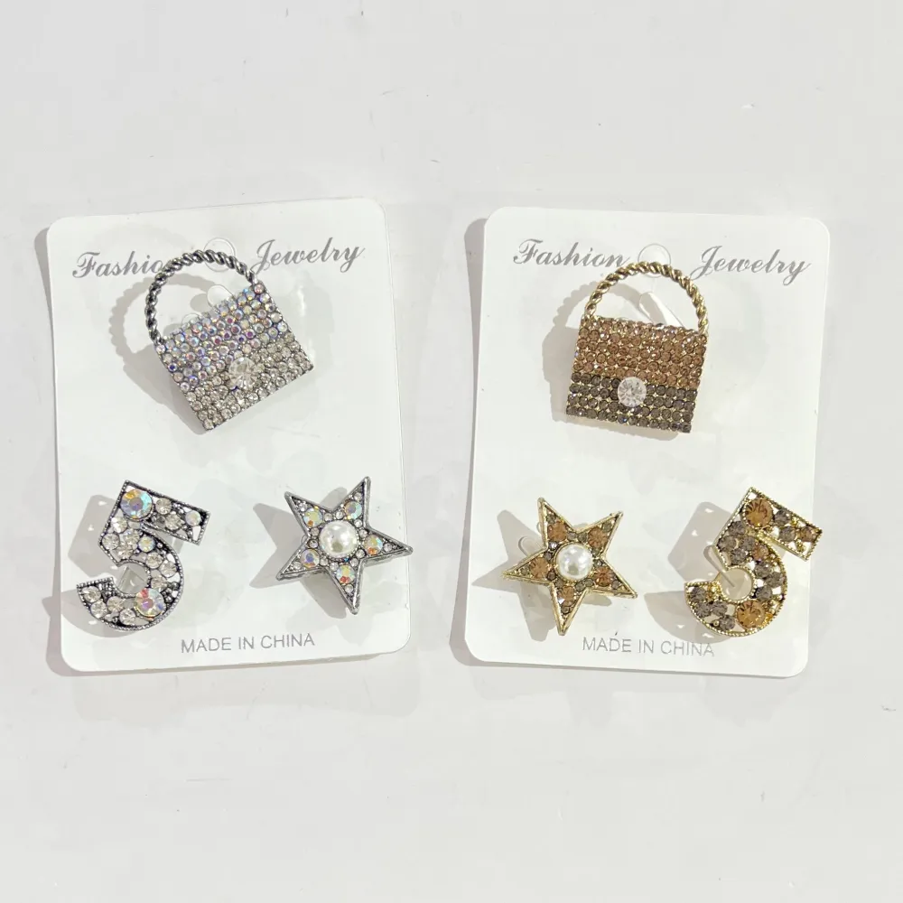 Borsa Stella 5-Set 3Pz Spille in Metallo - SP-312-391